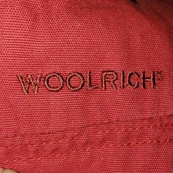 Woolrich denim quilted lined mid length jacket - Picture 5 of 7